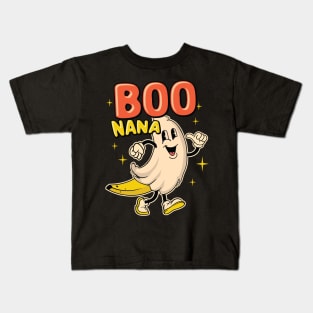 Cute Halloween Ghost - Boonana - For a Spooky Fun Costume Kids T-Shirt